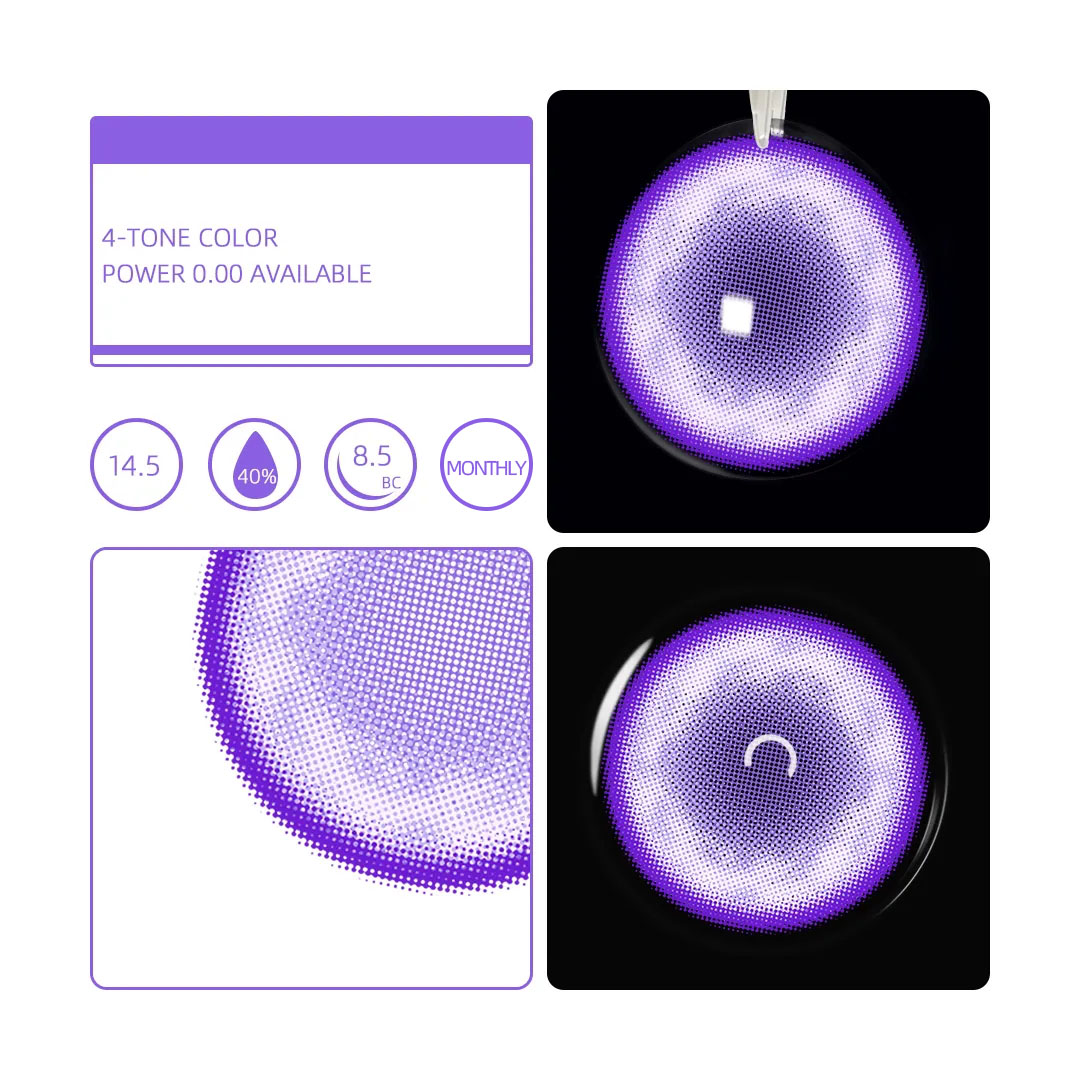 Monthly | Eyemua Hazy Glow Purple