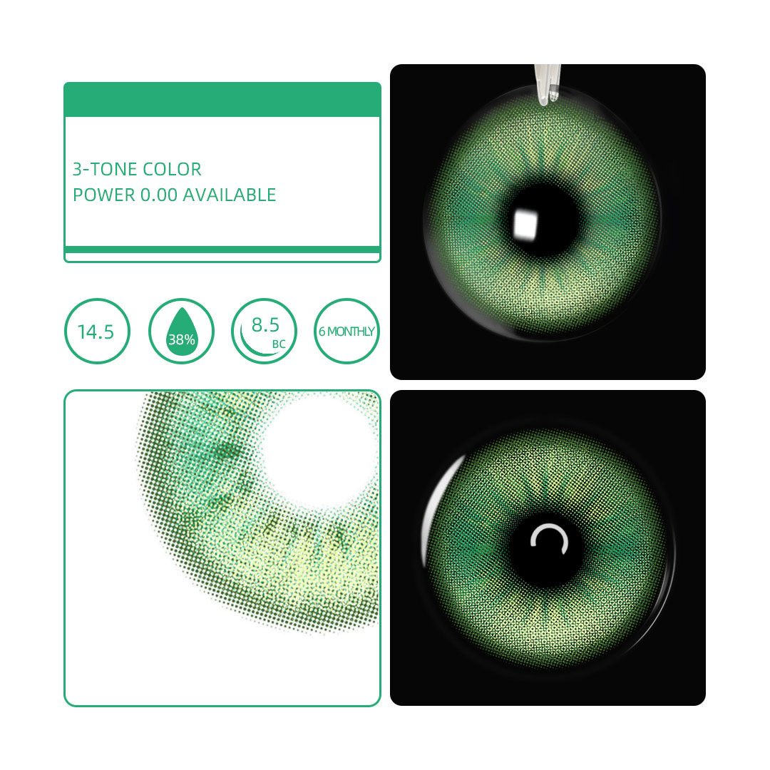 6-Month | Eyemua Prism Green