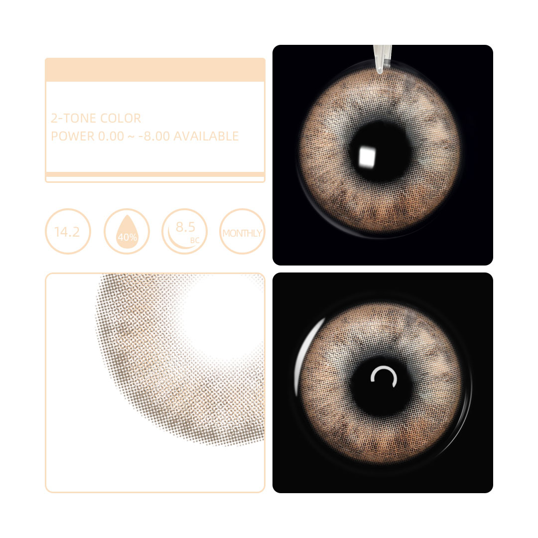 Monthly | Eyemua Frozen Delight Brown