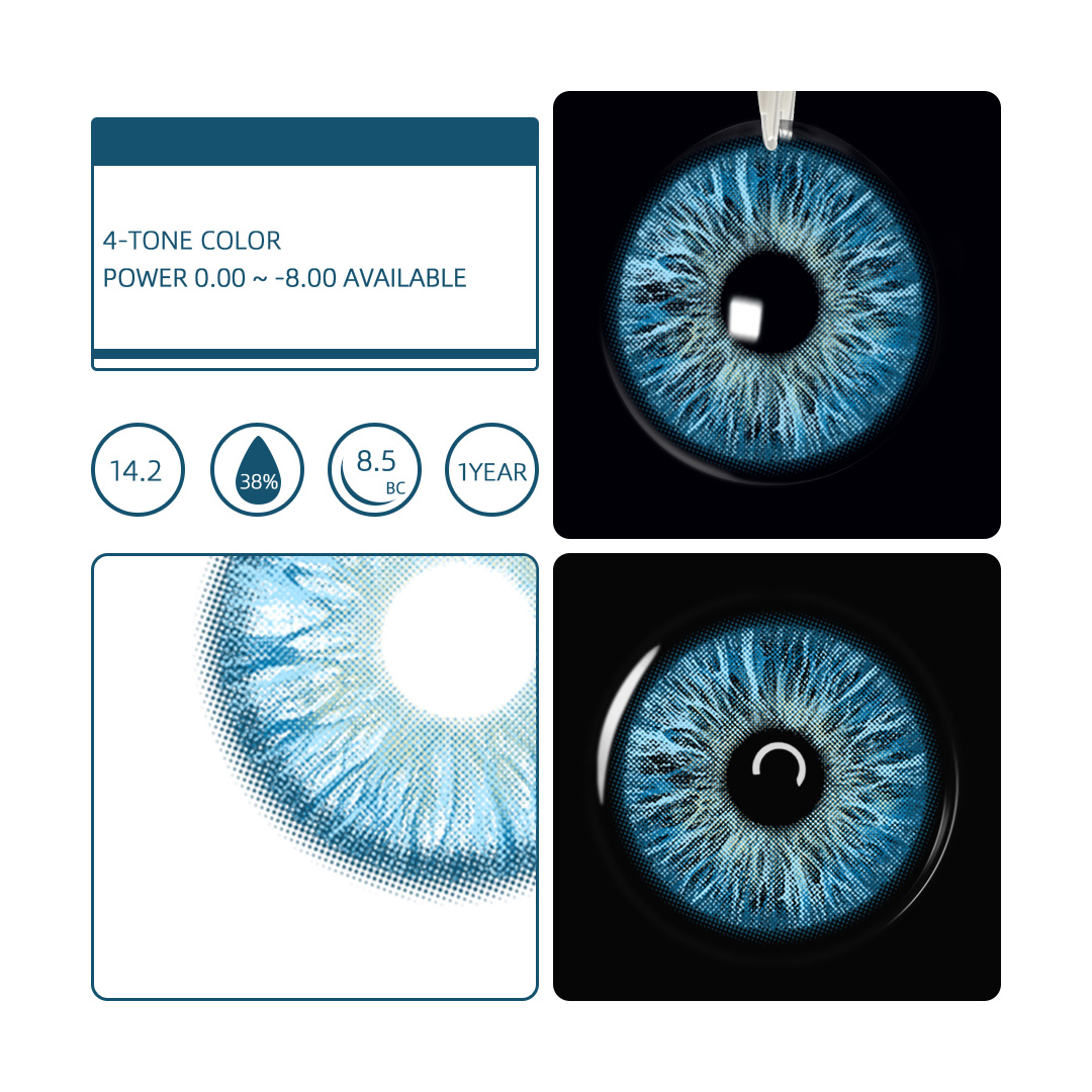 Eyemua Glitter Frost Blue