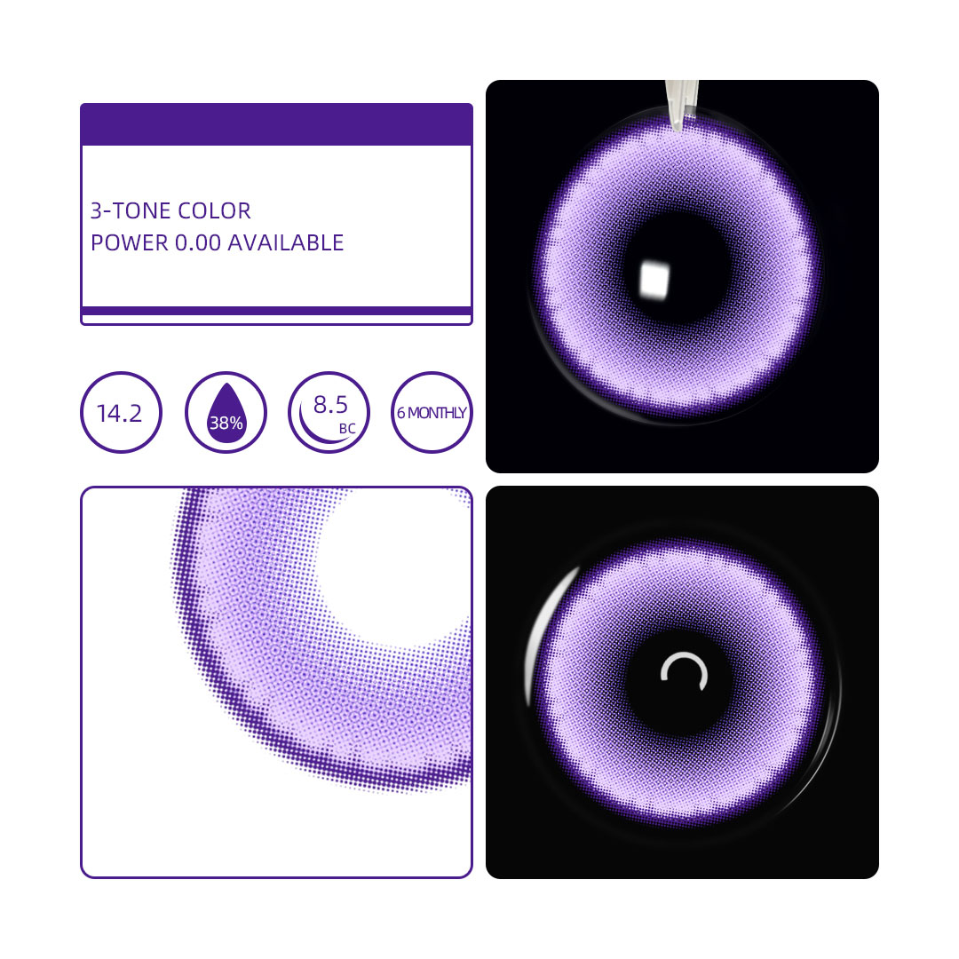 6-Month | Eyemua Glow Purple