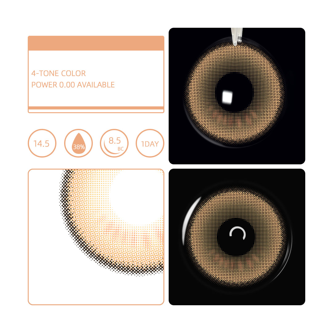 1 Day, 2 Pcs | Eyemua Golden Bloom