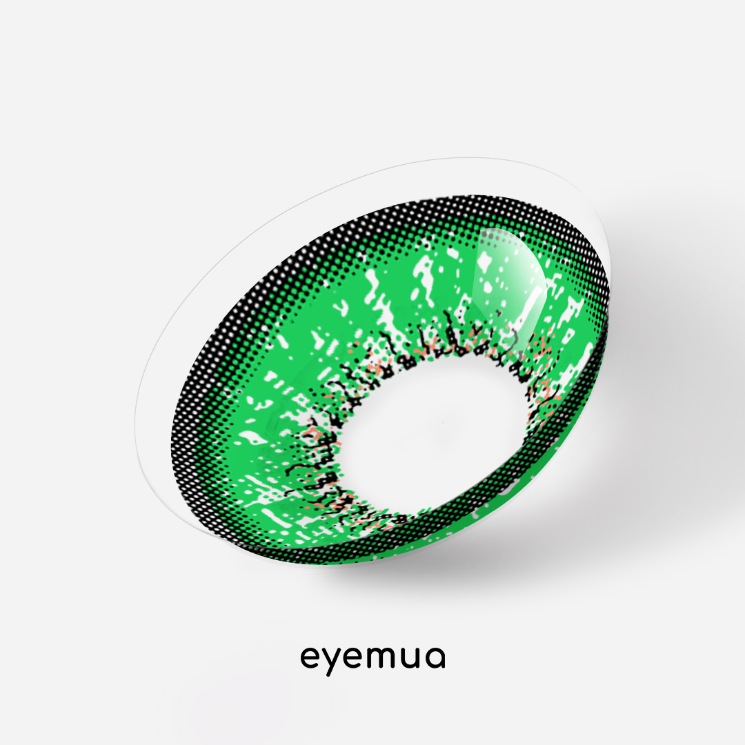 1 Day, 2 Pcs | Eyemua Kivie Green