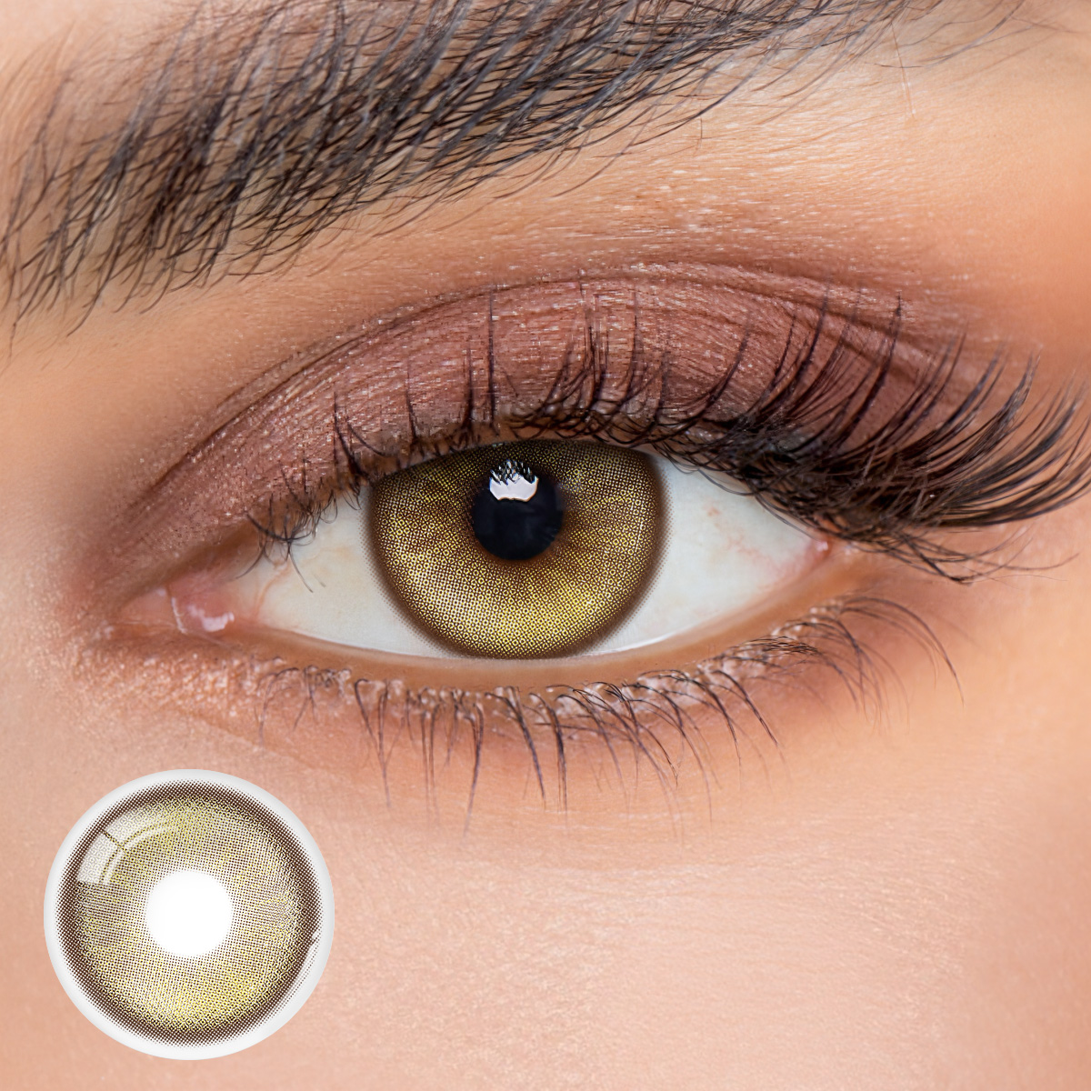 Eyemua Honey Cat Brown
