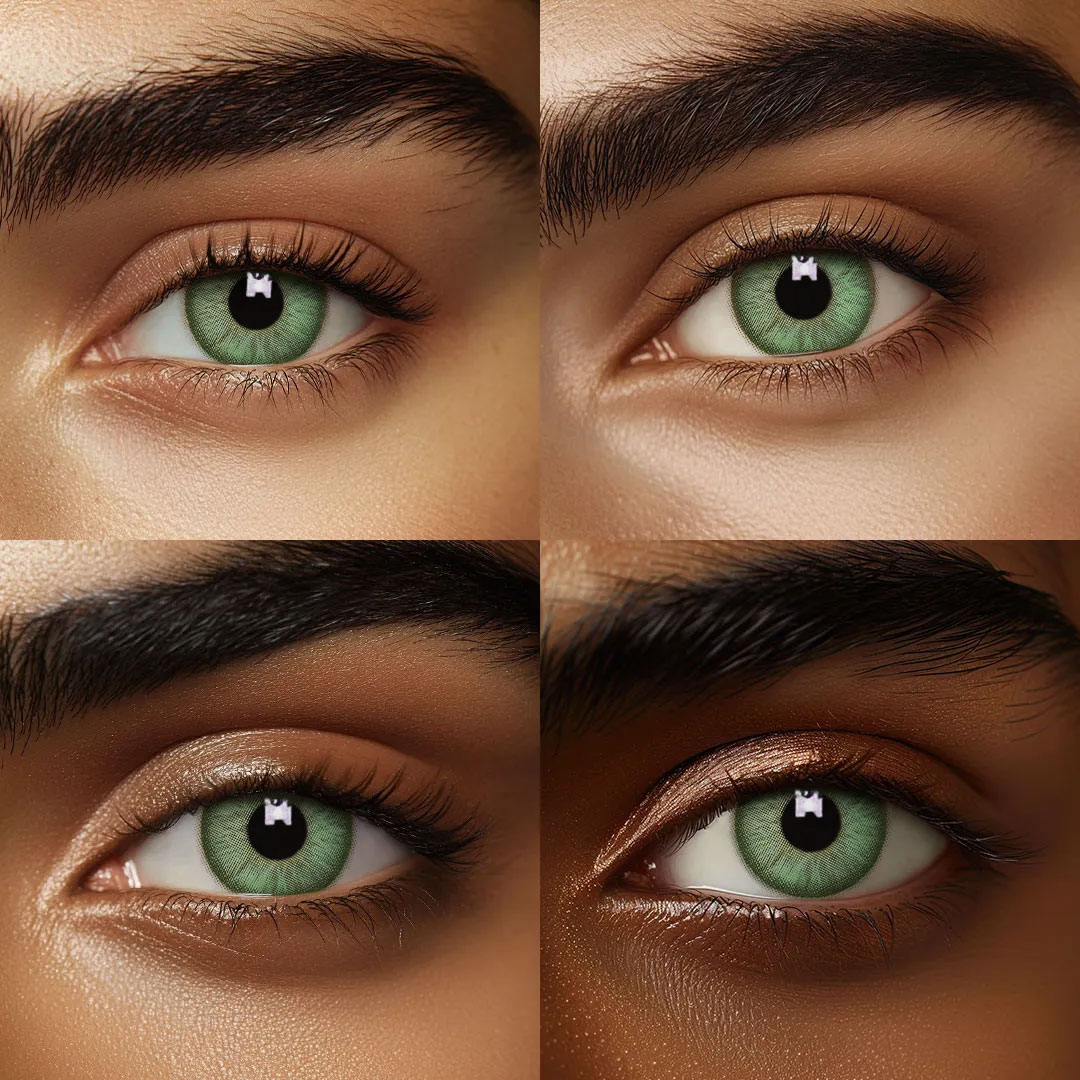 Eyemua Impression Bloom Green Men Colored Contact Lenses