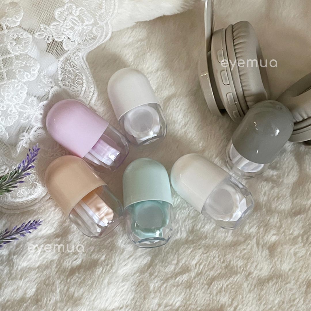 Eyemua Transparent Candy Capsule Lens Case