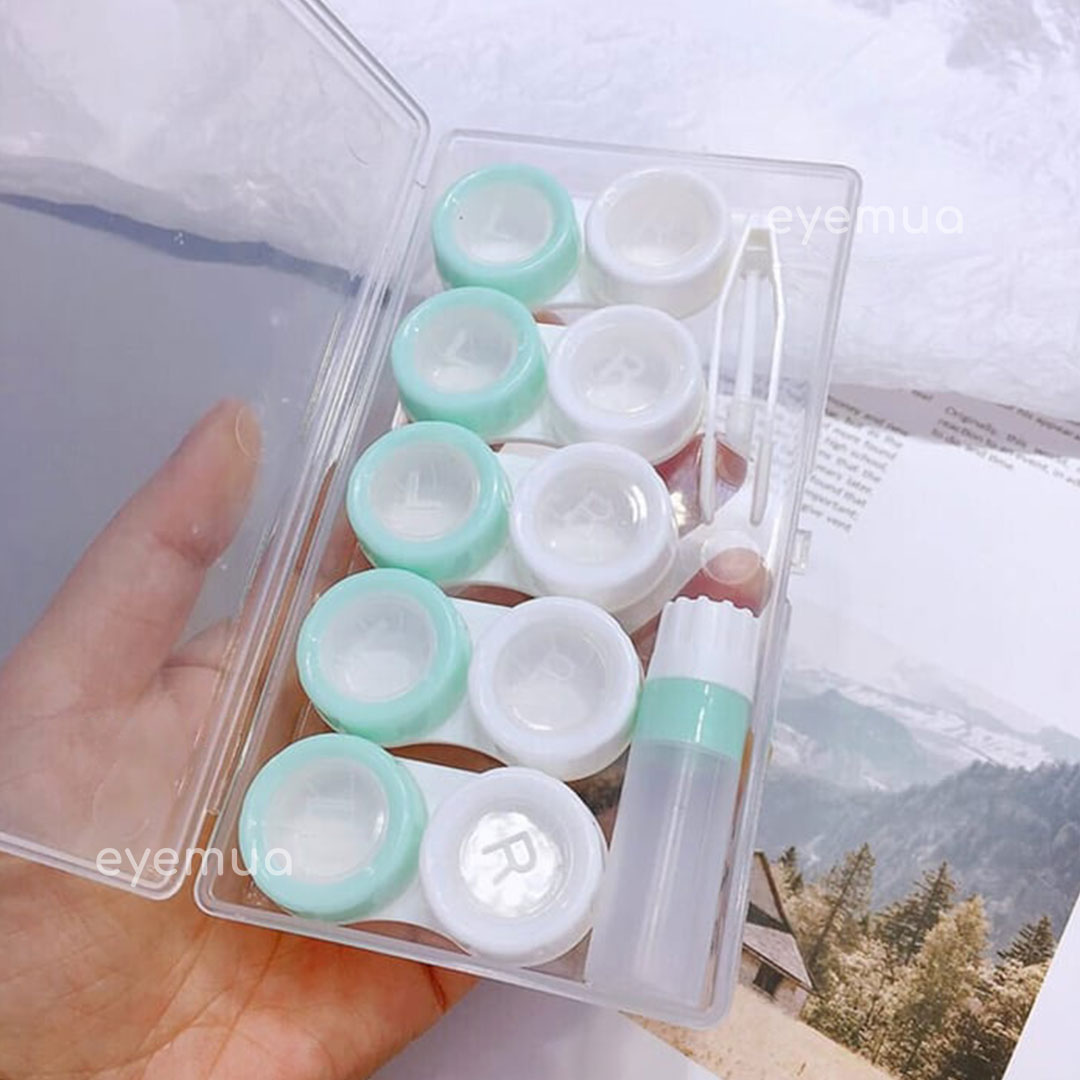 Eyemua Little Bulb II 5-in-1 Lens Case Green  White