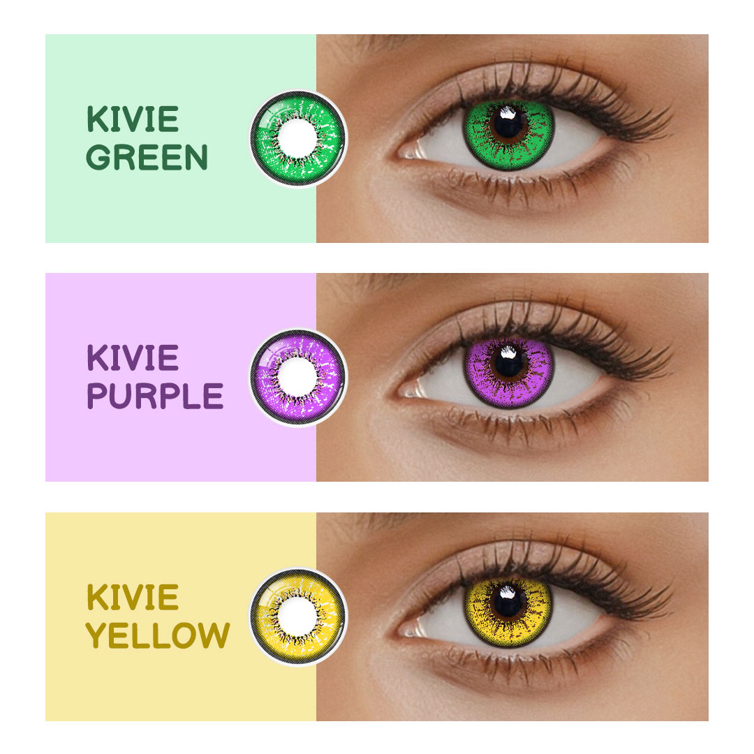 1 Day, 2 Pcs | Eyemua Kivie Green