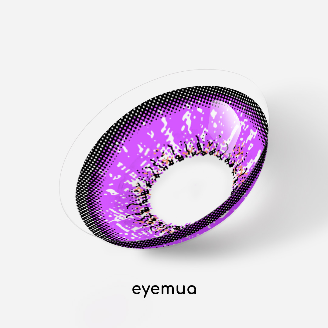 1 Day, 2 Pcs | Eyemua Kivie Purple