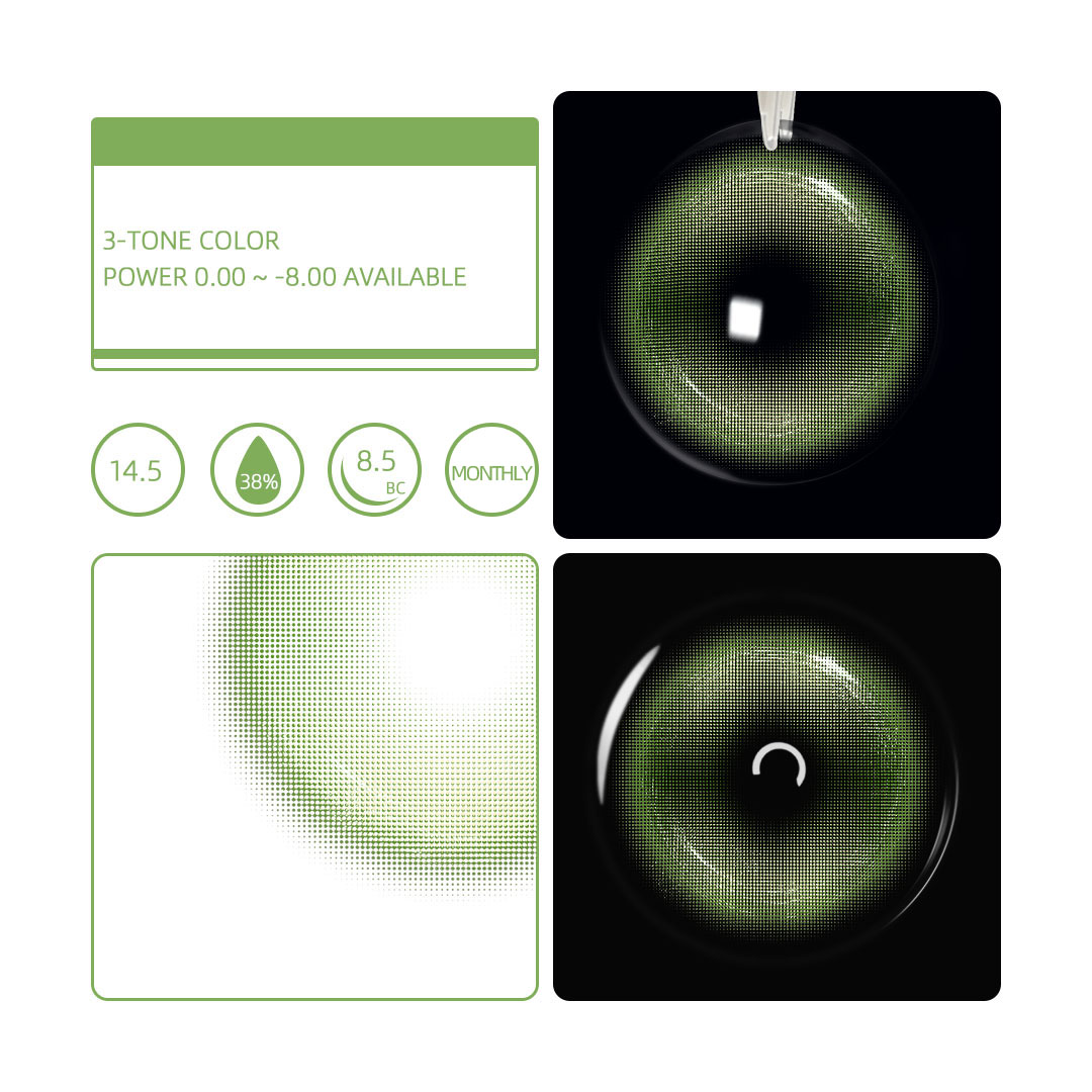 Monthly | Eyemua Luminous Brown-Green