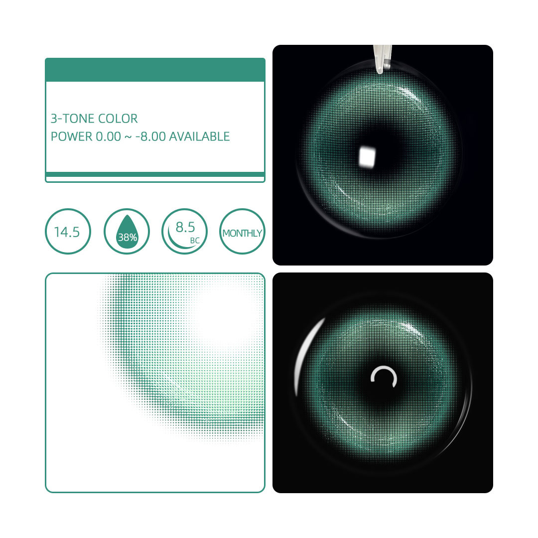 Monthly | Eyemua Luminous Green