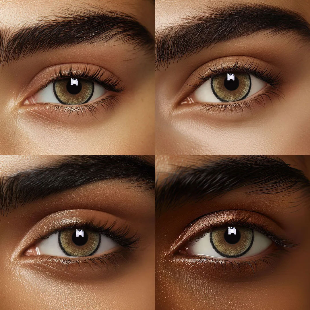 Eyemua MetroGlow Brown Men Colored Contact Lenses