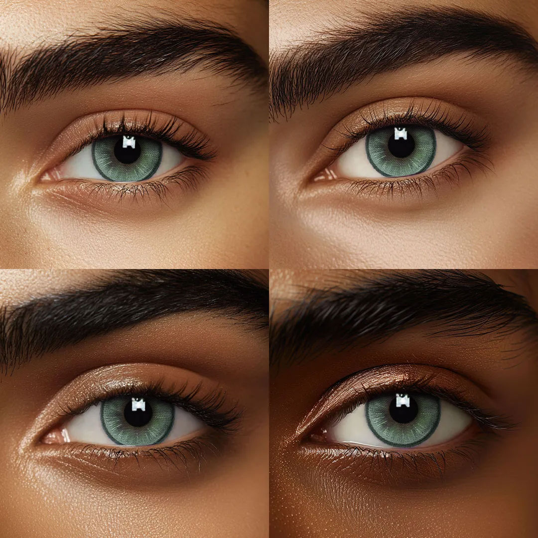 Eyemua MetroGlow Green Men Colored Contact Lenses