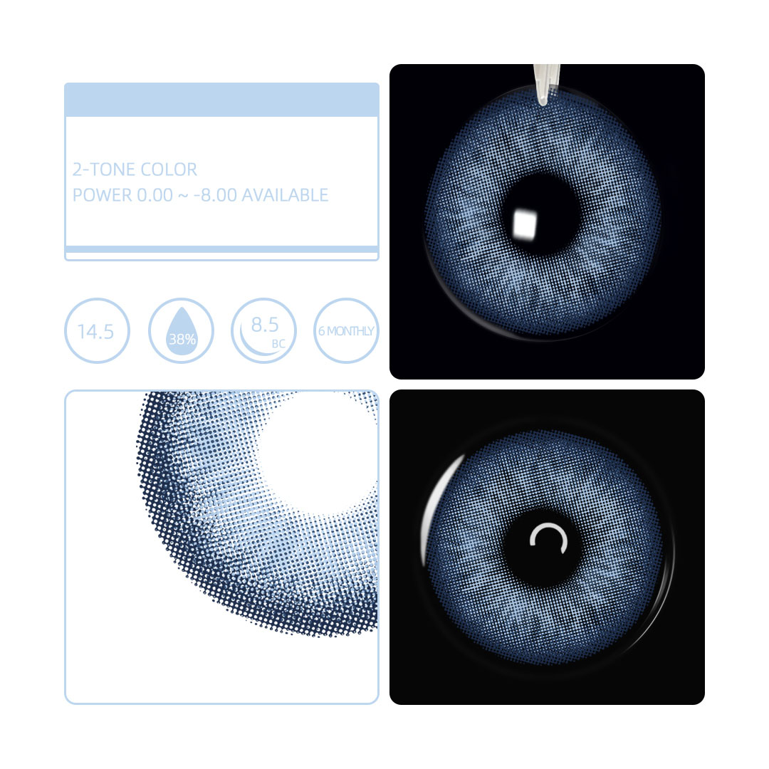 6-Month | Eyemua Opera Nights Blue