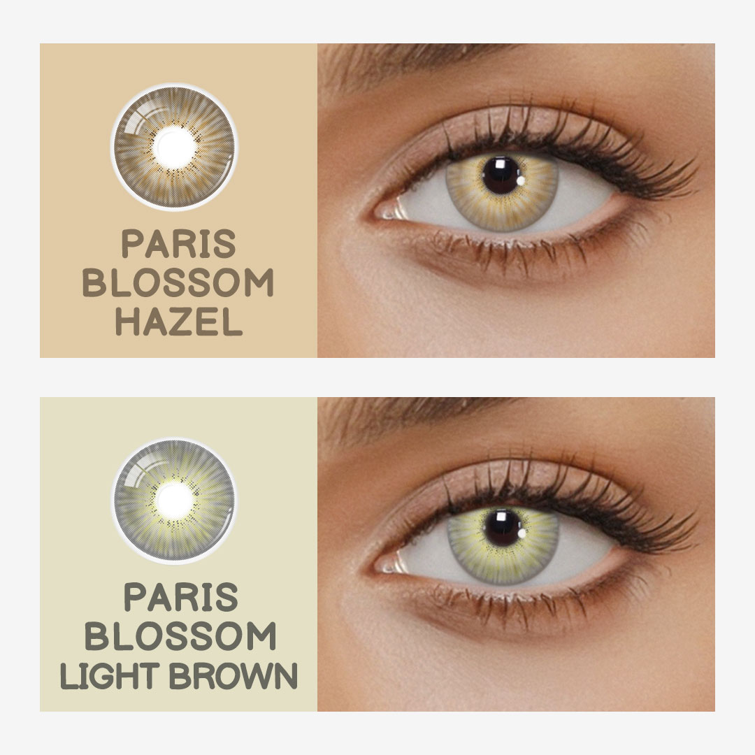 Eyemua Paris Blossom Hazel Men Colored Contact Lenses