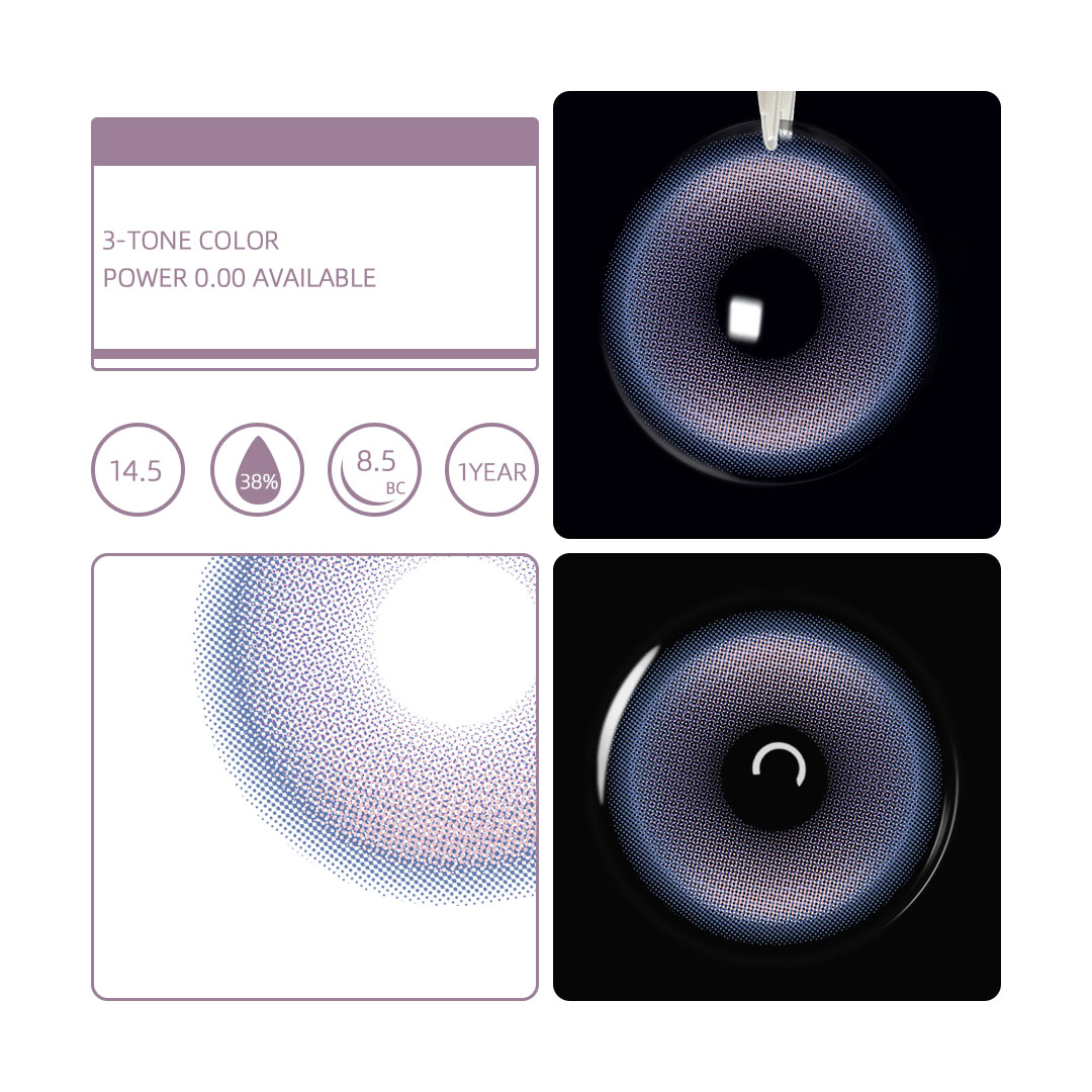 Eyemua Pearl Circle Purple