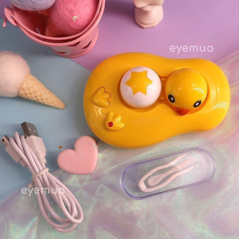 Eyemua Contact Lenses Auto-washer II Yellow