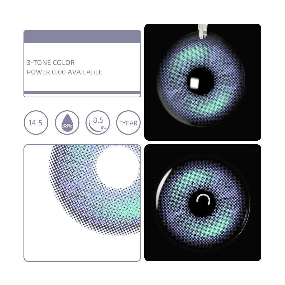 Eyemua Rainbow Aurora Grey