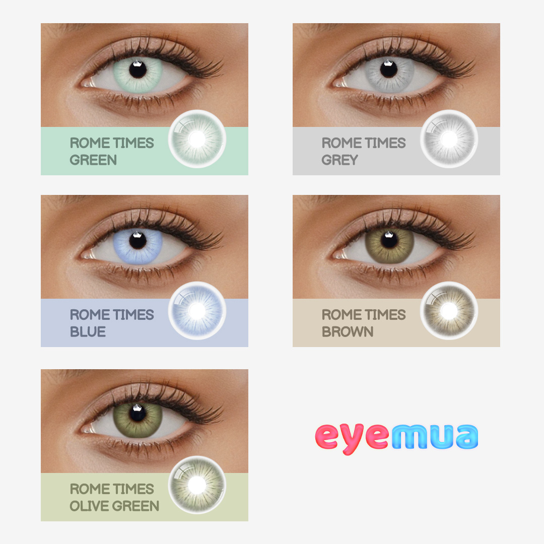 Eyemua Rome Times Olive Green | 1 Year