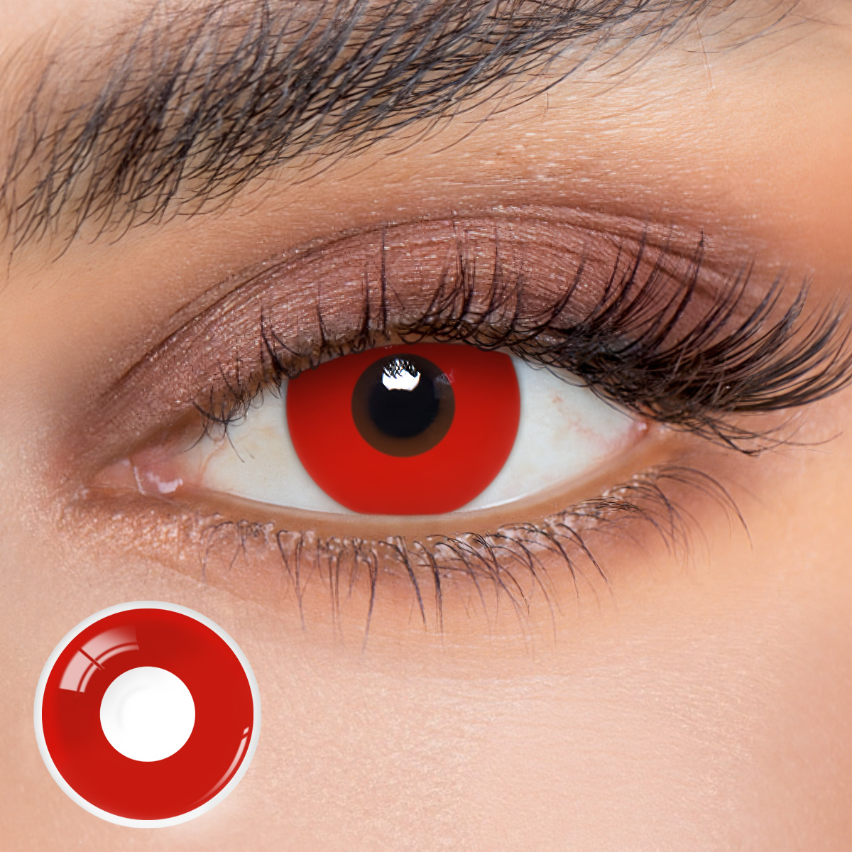 1 Day, 2 Pcs | Eyemua Blank Red