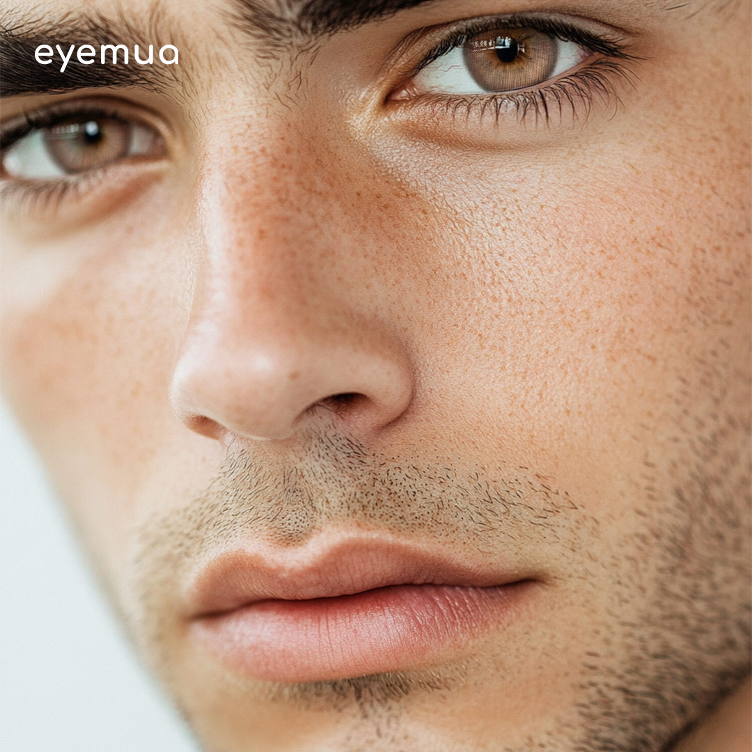 Eyemua Apollo Brown Men Colored Contact Lenses