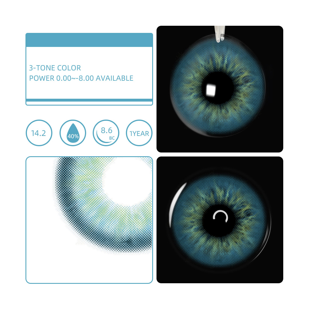 Eyemua Teardrop Blue