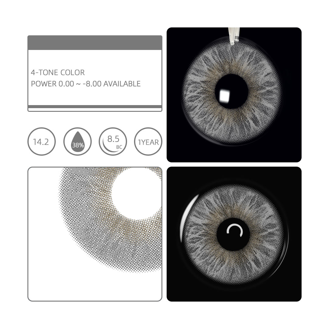 Eyemua Mystic Hues Grey