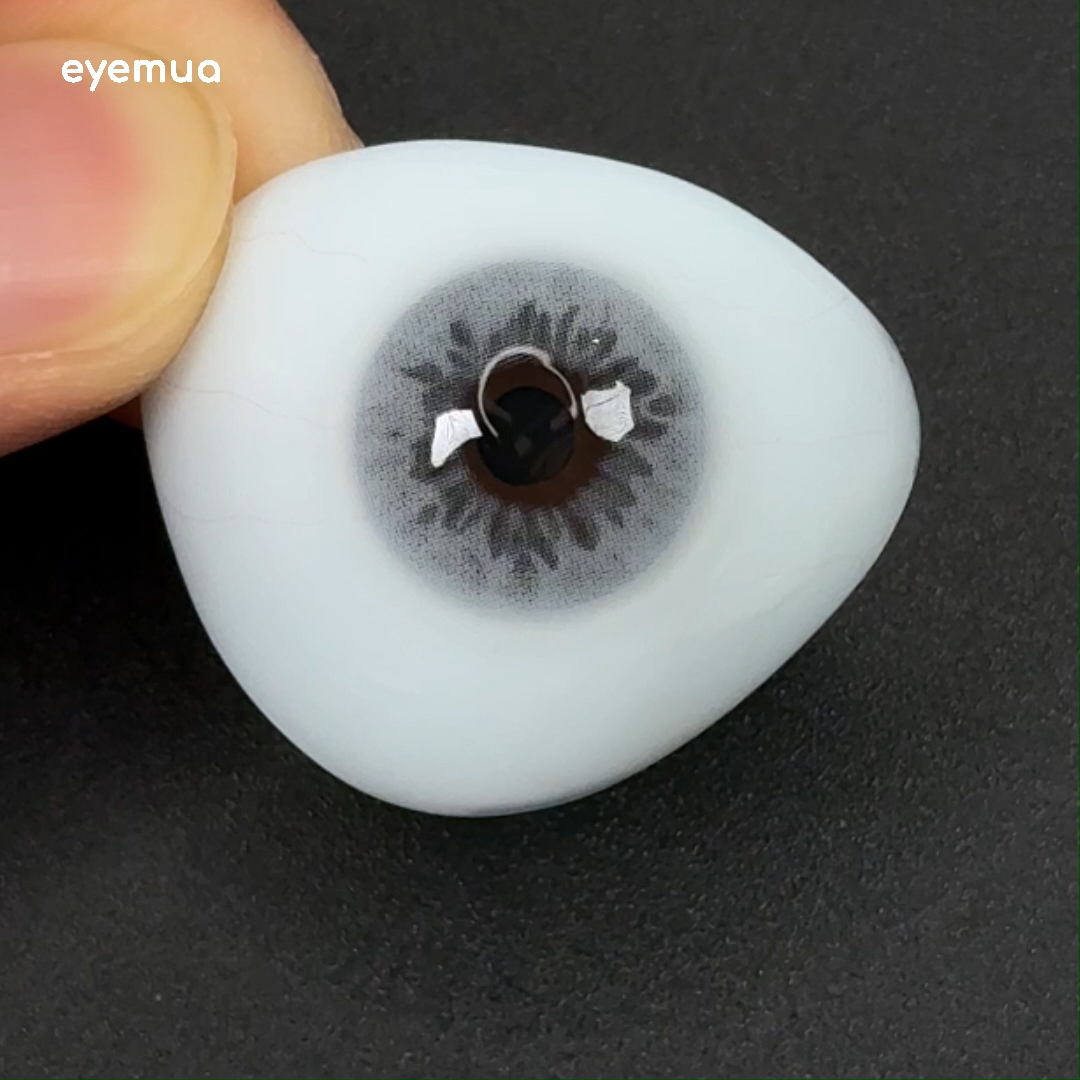 Eyemua Ocean Star Grey Men Colored Contact Lenses