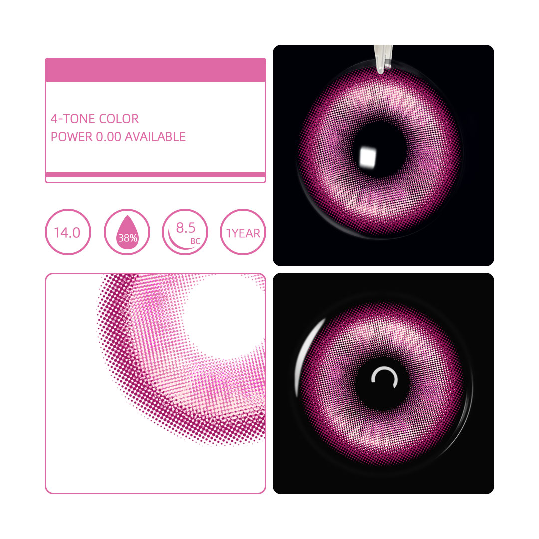 Eyemua Barbie Rose Red