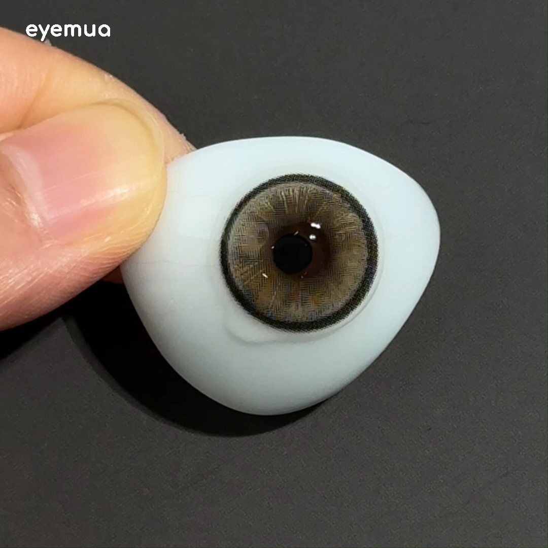 Eyemua MetroGlow Brown Men Colored Contact Lenses