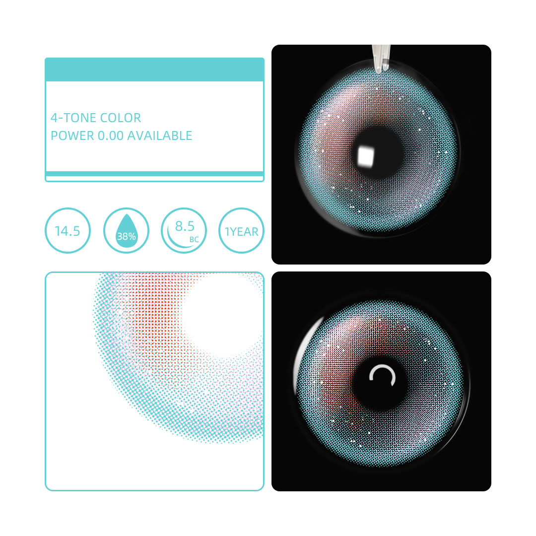 Eyemua Glimery Blue-Pink