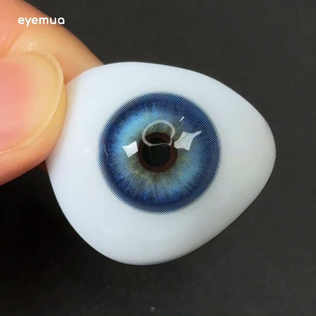 Eyemua Lagoon Blue Men Colored Contact Lenses