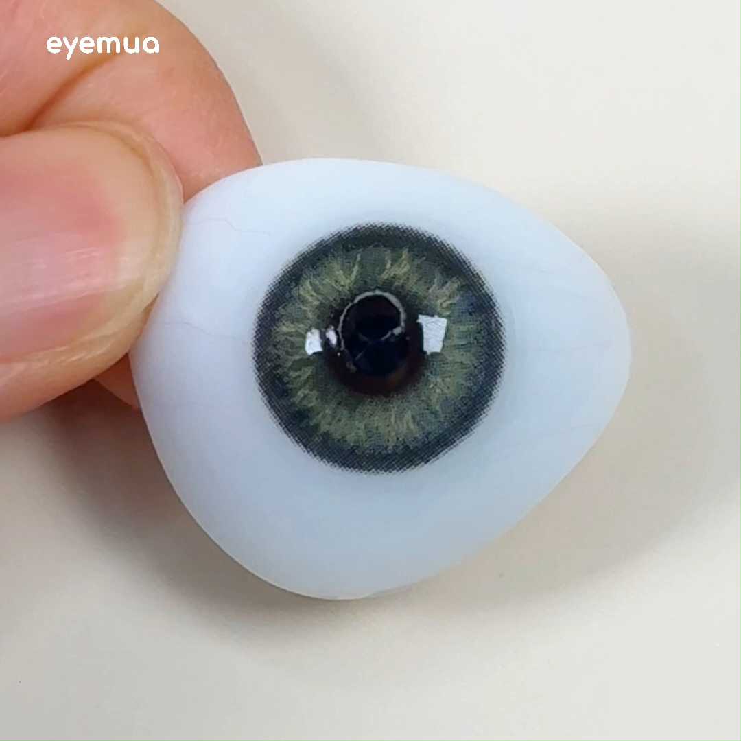 Eyemua Anime Galaxy Green Men Colored Contact Lenses