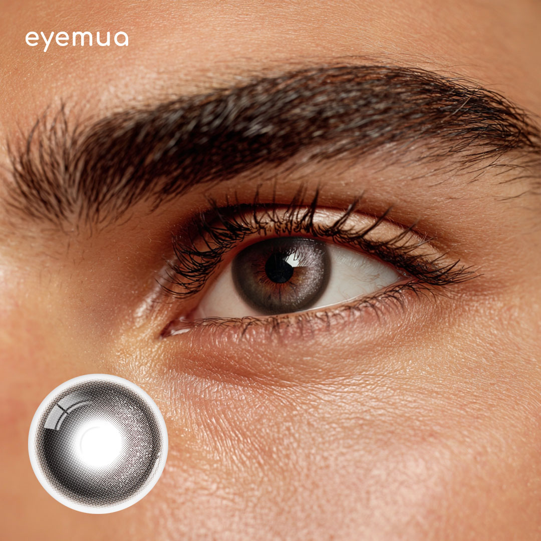 Eyemua Dazzle Doll Black Men Colored Contact Lenses