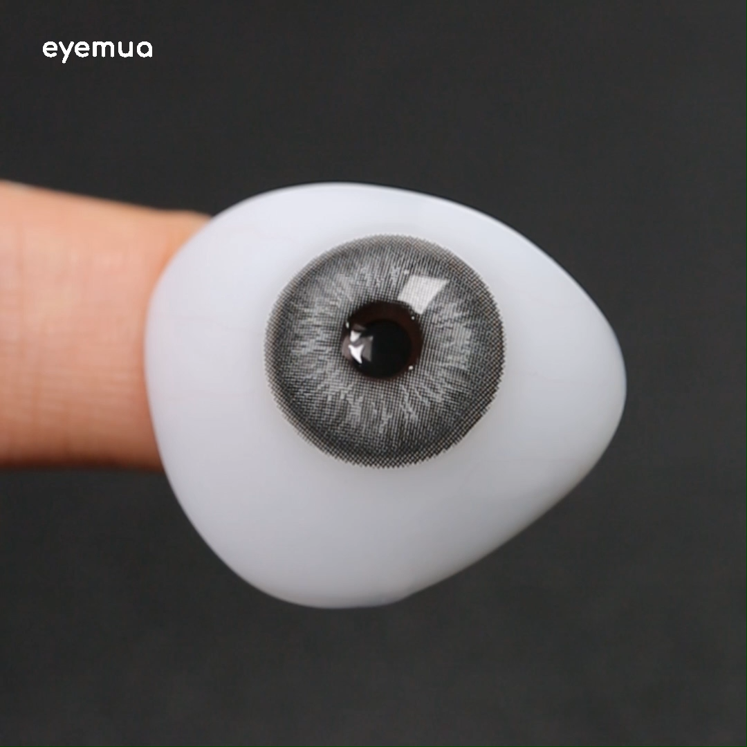 Eyemua Opera Nights Grey Men Colored Contact Lenses