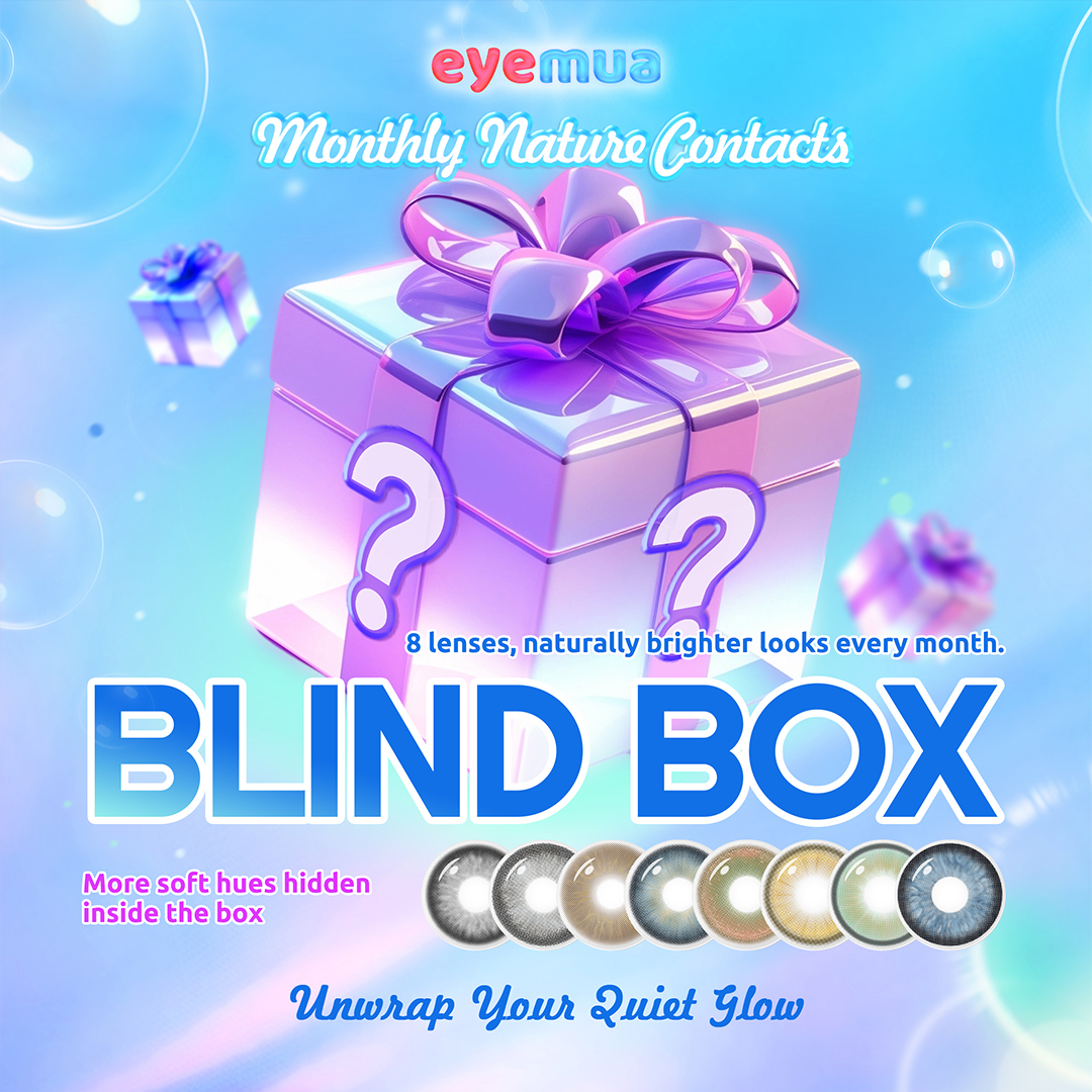 Eyemua Monthly Nature Contacts Blind Box | 8 Pairs