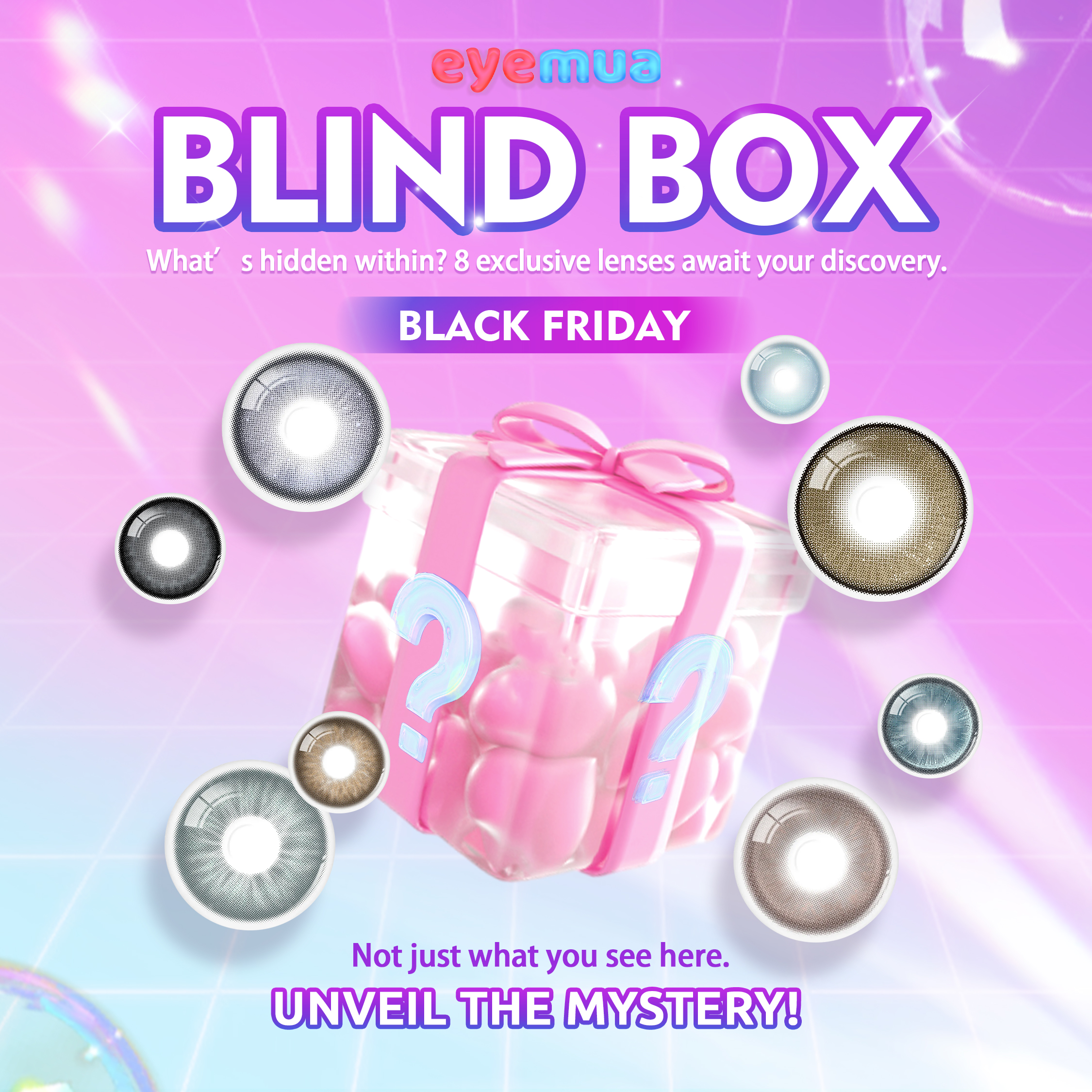 ✨Eyemua Black Friday Cyber Monday Nature Blind Box | 8 Pairs