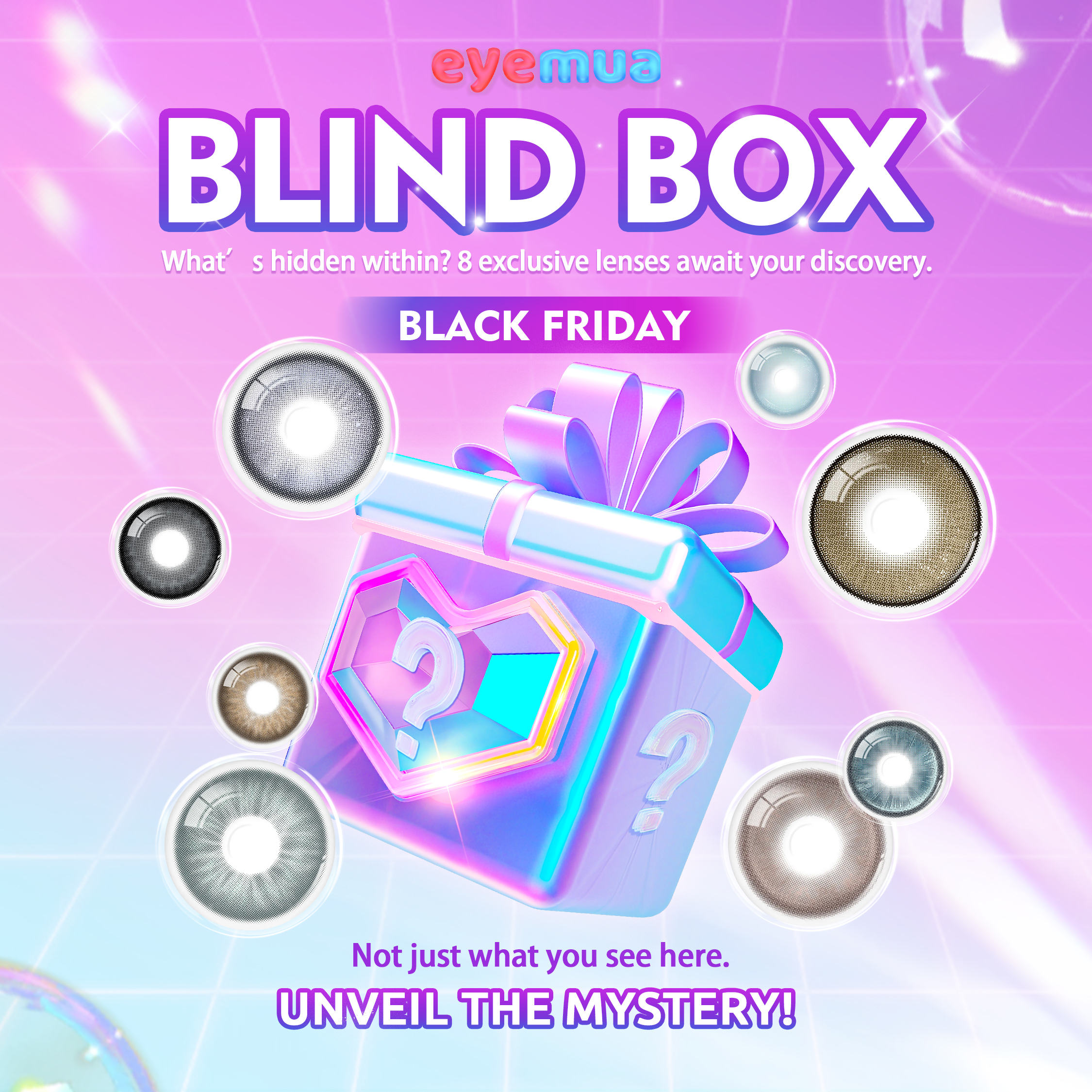 ✨Eyemua Black Friday Cyber Monday Nature Blind Box | 8 Pairs