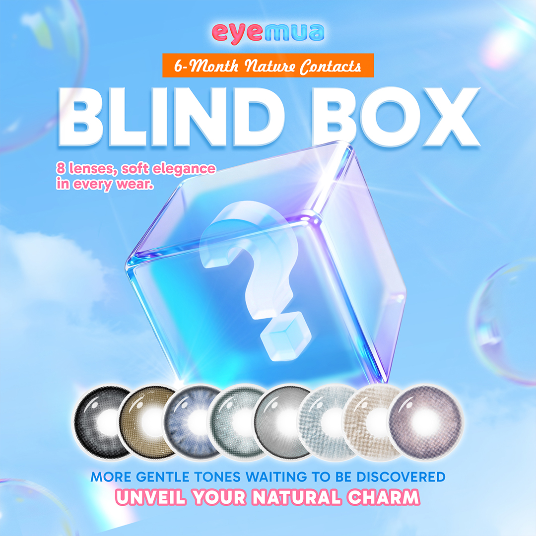 Eyemua 6-Month Nature Contacts Blind Box | 8 Pairs