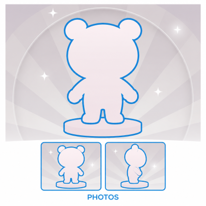 fully custom mascot bobblehead from your reference pictures
