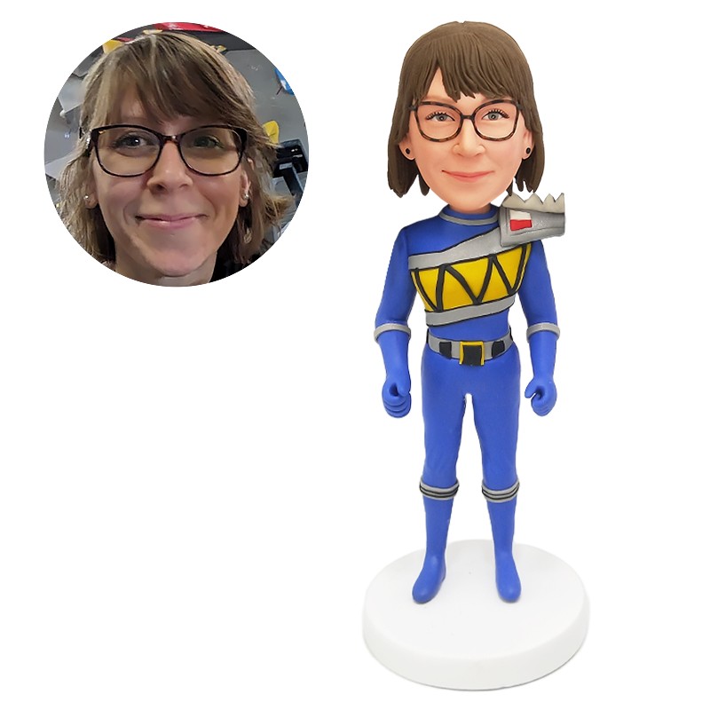custom made bobblehead power rangers superhero