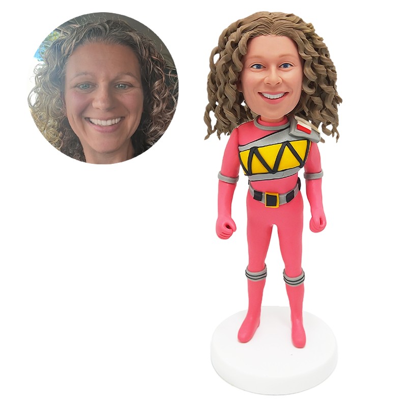 personalised bobble head power rangers superhero