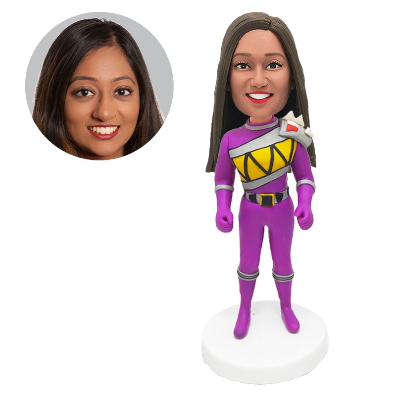 personalized bobblehead power rangers superhero