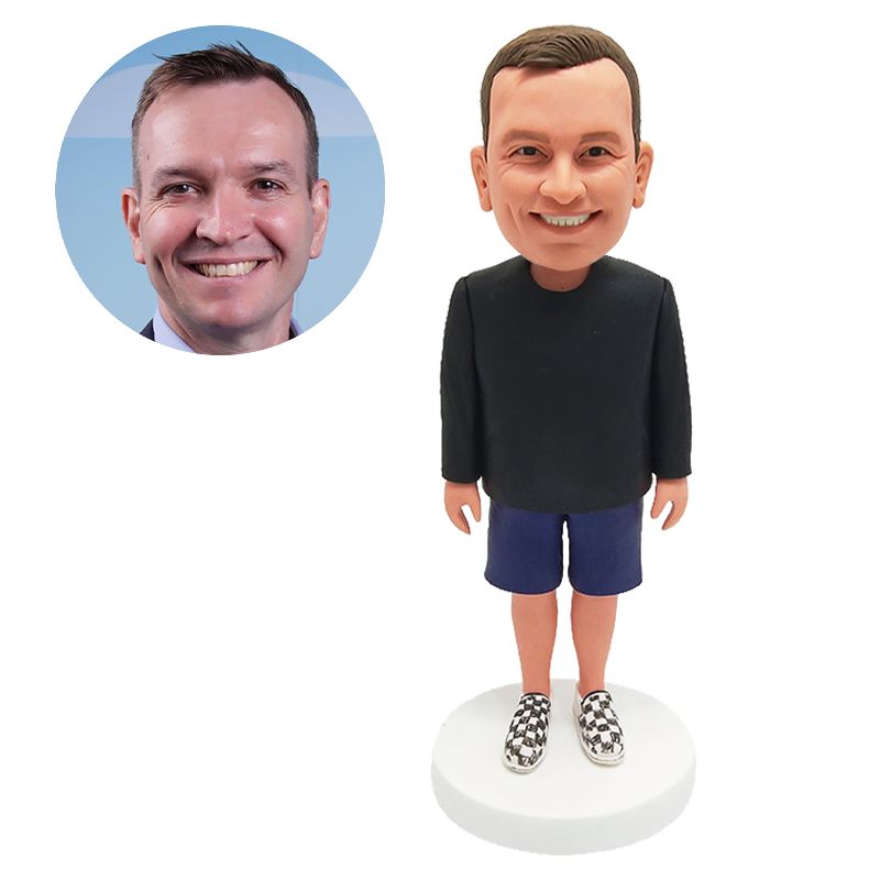 custom made bobblehead man