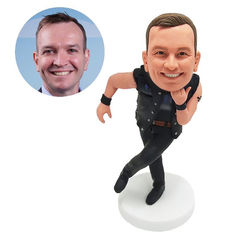 bobblehead custom fashion man dancing