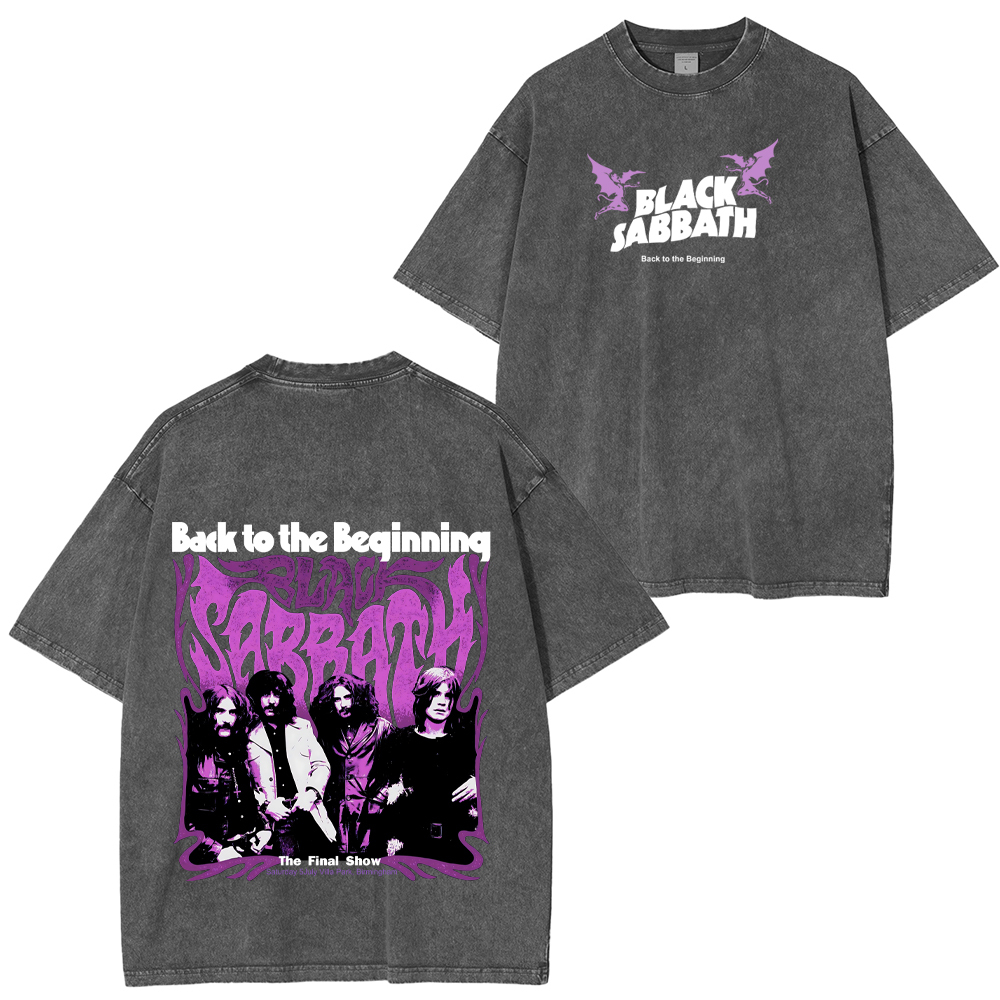 Black Sabbath Back to the Beginning Washed Unisex T-Shirt