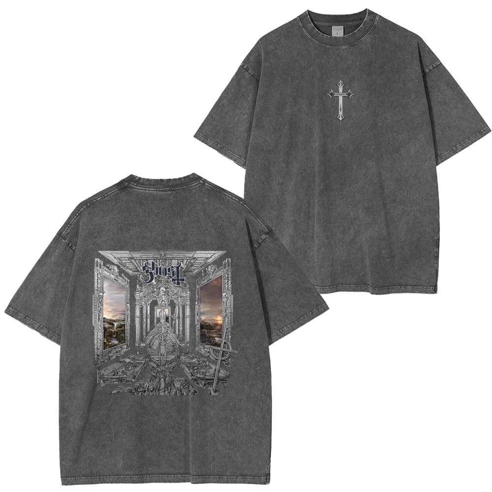 Ghost Album Cover Washed Unisex T-Shirt