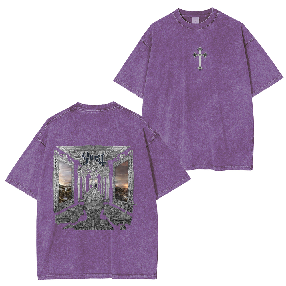 Ghost Album Cover Washed Unisex T-Shirt