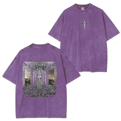 Ghost Album Cover Washed Unisex T-Shirt