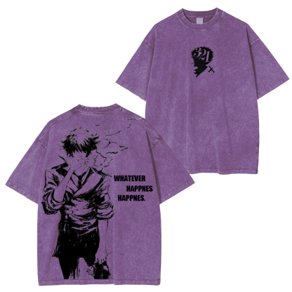 Cowboy Bebop Spike Spiegel Unisex Washed T-Shirt